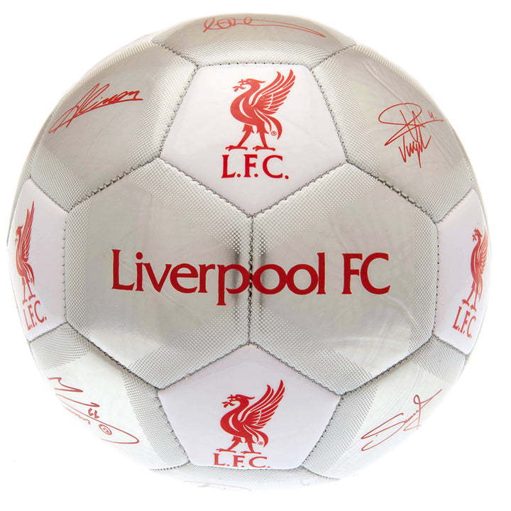 Official Liverpool Signature Silver Football