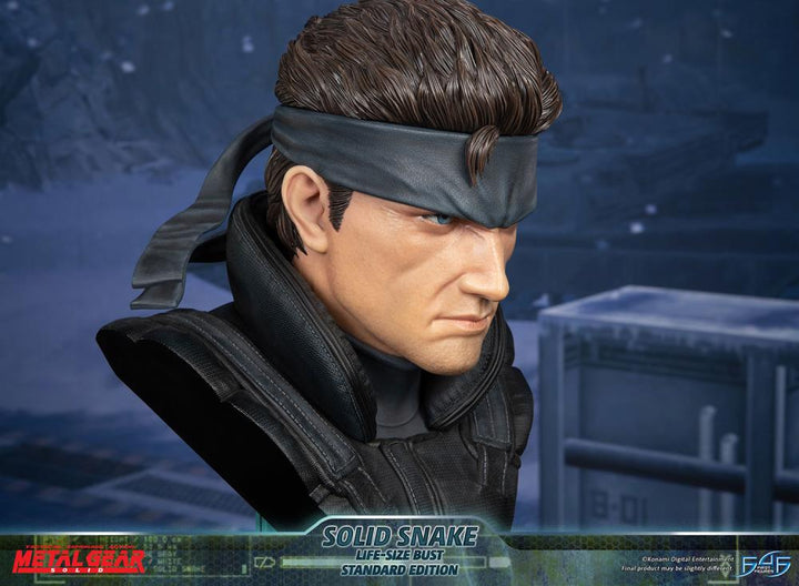 First4Figures Metal Gear Solid Solid Snake 1/1 Scale Life-Size Bust
