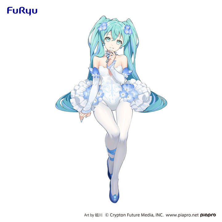 Furyu Hatsune Miku Flower Fairy Nemophila Hatsune Miku 7" Scale Noodle Stopper Figure