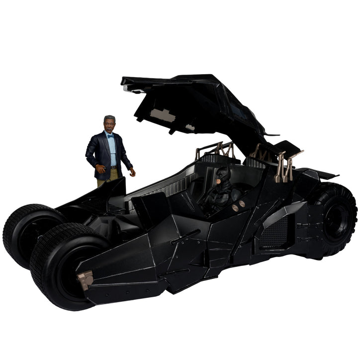DC Multiverse Lucius Fox & Tumbler (The Dark Knight Rises) Gold Label Vehicle