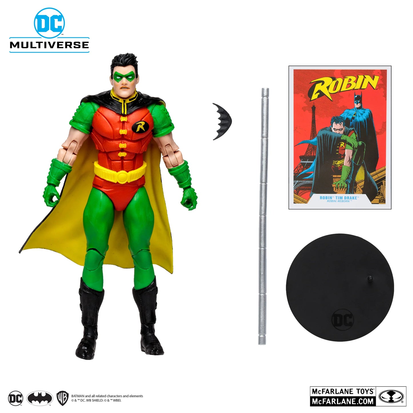 McFarlane Toys DC Multiverse Robin Tim Drake (Robin: Reborn) 7" Action Figure