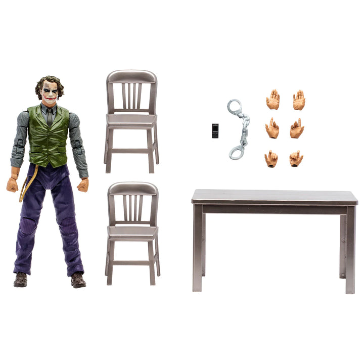 McFarlane The Joker Interrogation Room (The Dark Knight) Gold Label Action Figure Set