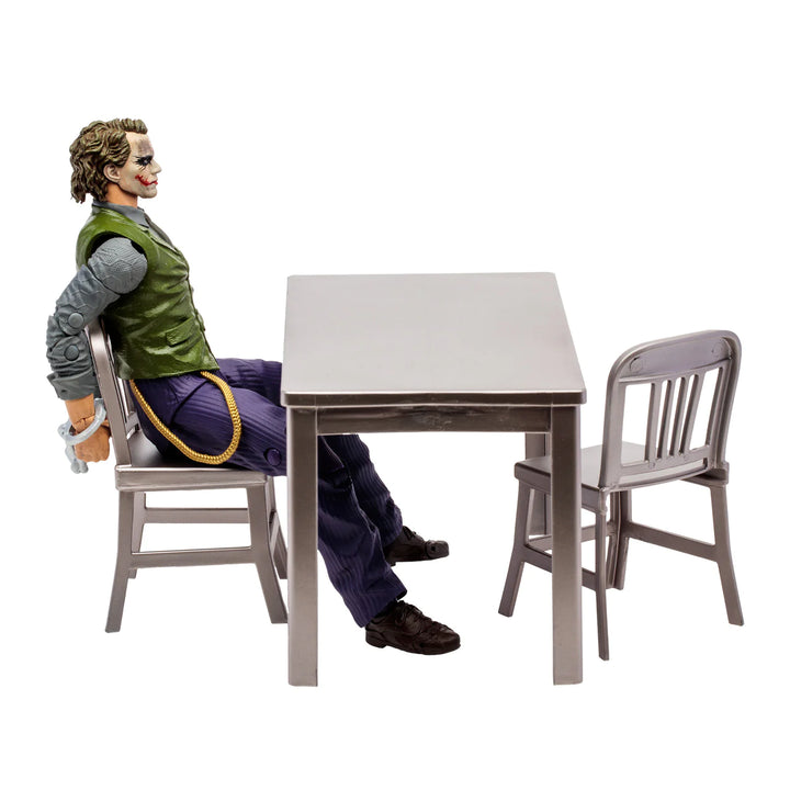 McFarlane The Joker Interrogation Room (The Dark Knight) Gold Label Action Figure Set