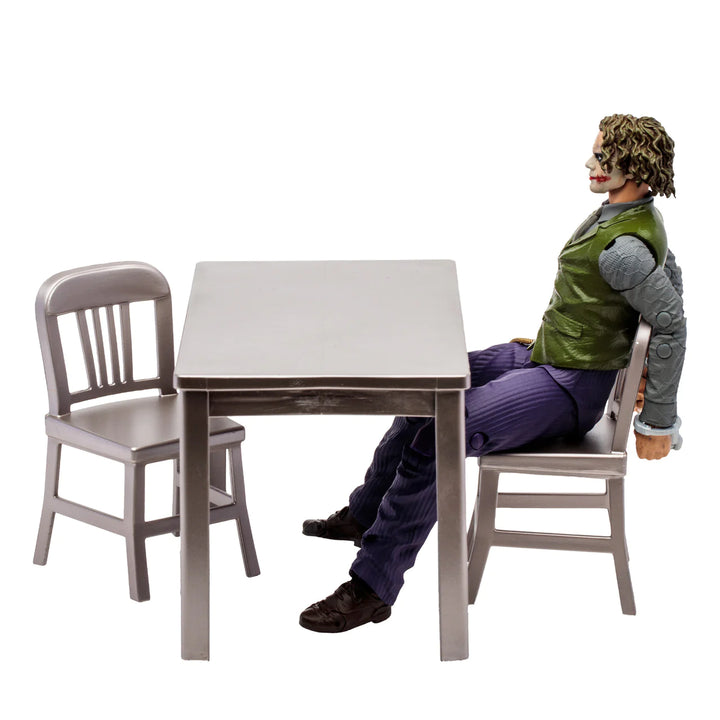 McFarlane The Joker Interrogation Room (The Dark Knight) Gold Label Action Figure Set