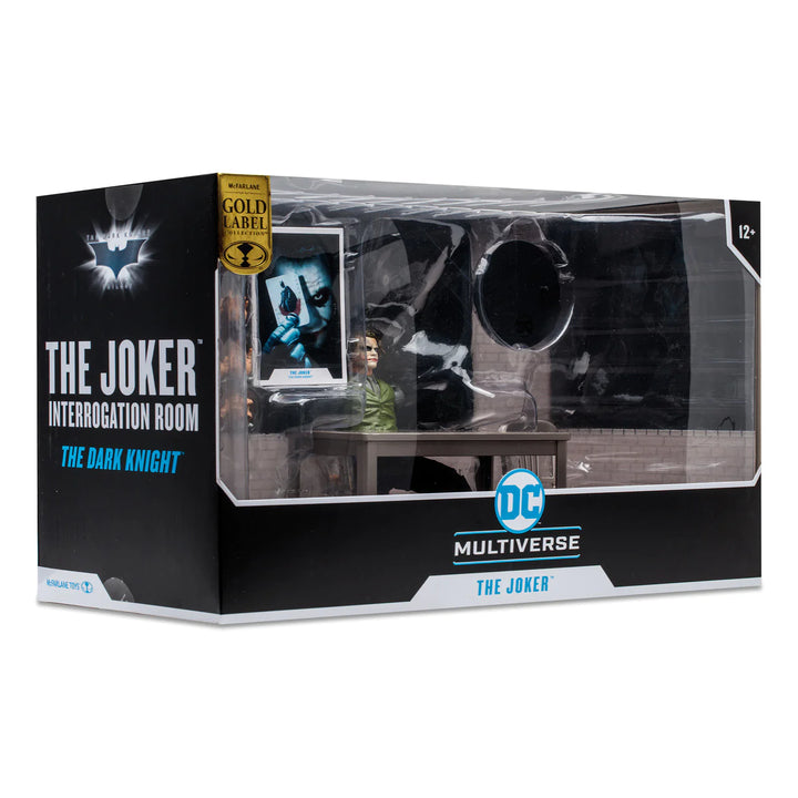 McFarlane The Joker Interrogation Room (The Dark Knight) Gold Label Action Figure Set