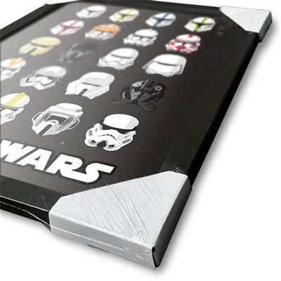 Star Wars (Trooper Helmets) Framed 30 x 40 cm Print, alternate view