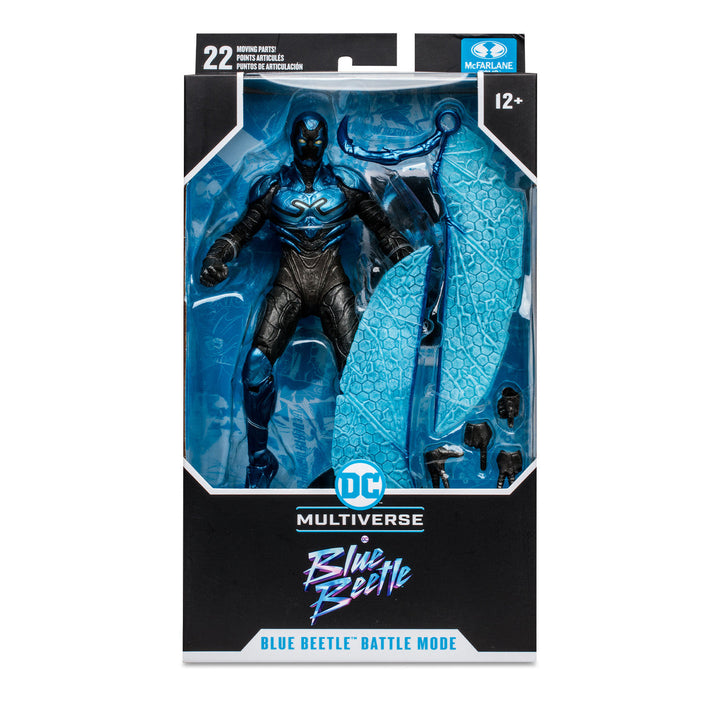 McFarlane DC Blue Beetle Movie Blue Beetle Battle Mode 7" Action Figure