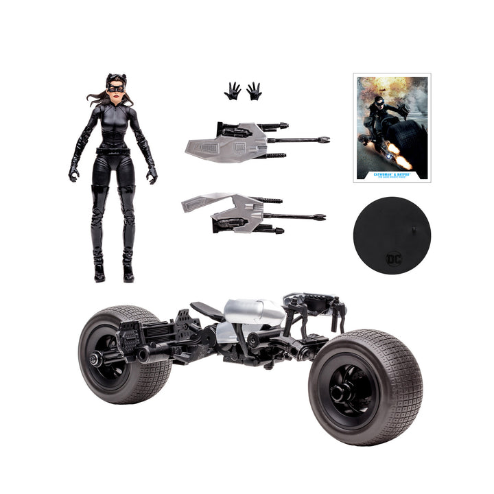 McFarlane The Dark Knight Rises Catwoman & Batpod Gold Label 7" Action Figure And Vehicle