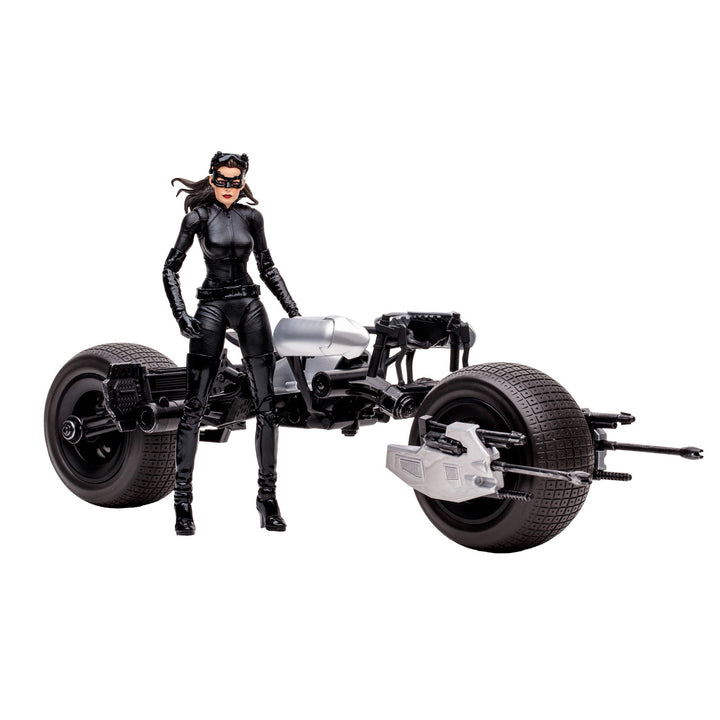 McFarlane The Dark Knight Rises Catwoman & Batpod Gold Label 7" Action Figure And Vehicle