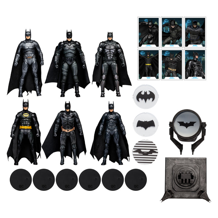 McFarlane Toys Warner Brothers 100th Anniversary DC Multiverse Batman Ultimate Movie Collection Action Figure Six Pack *Sign Up For The Notification*