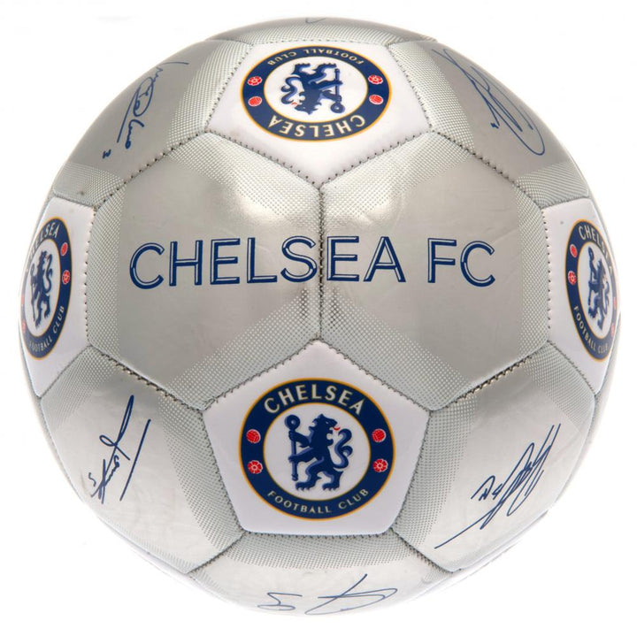 Official Chelsea FC Signature Silver Football