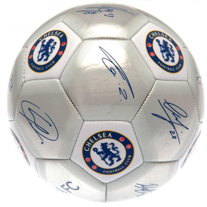Official Chelsea FC Signature Silver Football