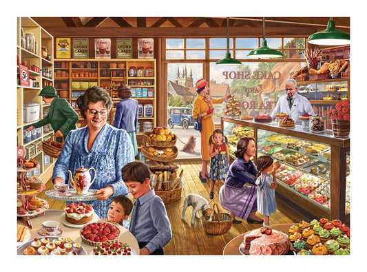 Ye Olde Shoppe Collection Cake Shoppe 1000 Piece Jigsaw Puzzle - Image