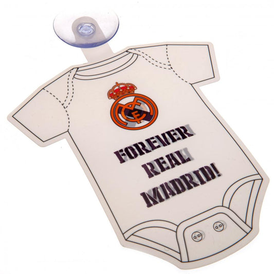 Real Madrid CF Baby On Board Sign, alternate view