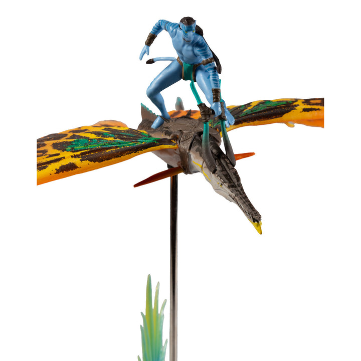Mcfarlane Disney Avatar The Way Of Water Jake Sully & Skimwing Action Figure