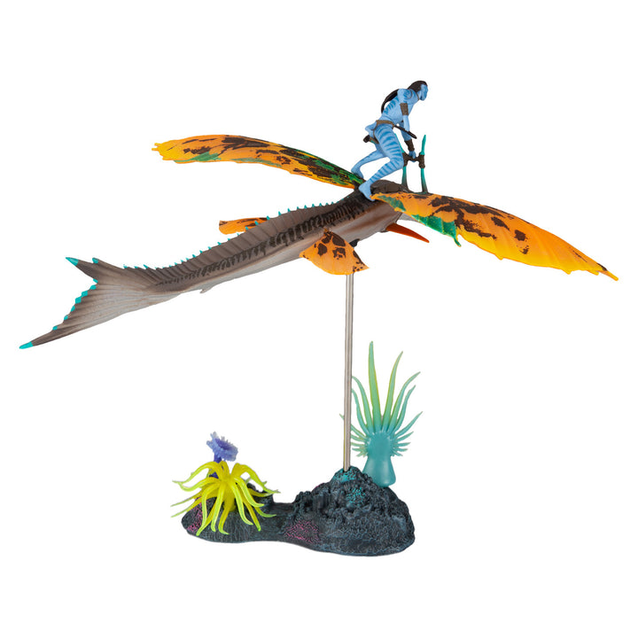 Mcfarlane Disney Avatar The Way Of Water Jake Sully & Skimwing Action Figure