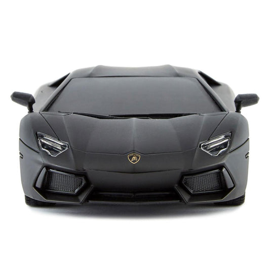 Lamborghini Aventador Radio Controlled Car 1:24 Scale Black, alternate view