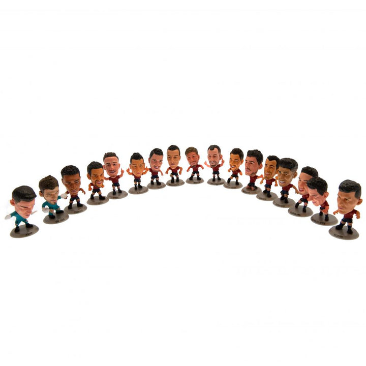 Spain Team 17 Player Pack SoccerStarz Figures