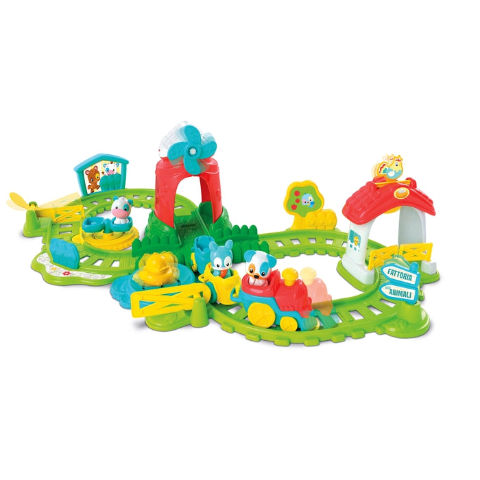 Clementoni Animals Farm Interactive Train Playset