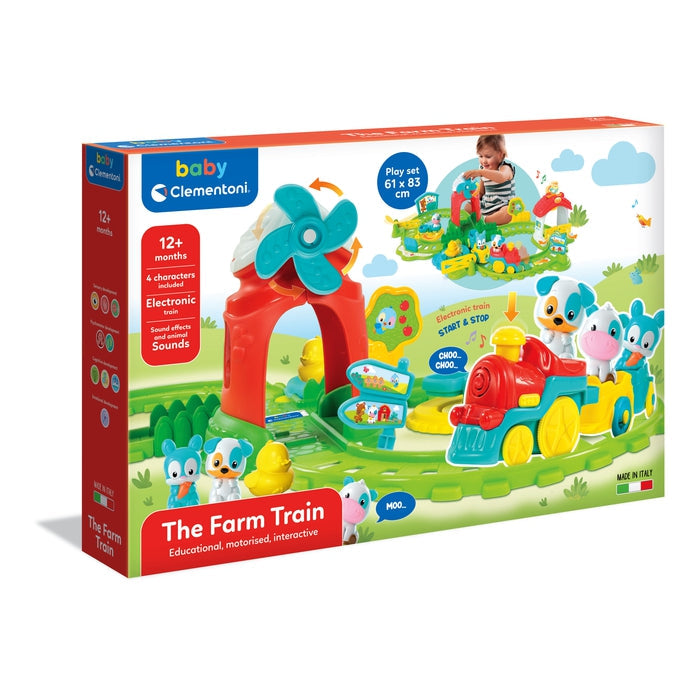 Clementoni Animals Farm Interactive Train Playset