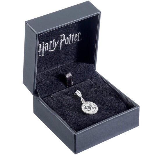 Harry Potter Sterling Silver Crystal Charm 9 & 3 Quarters, alternate view