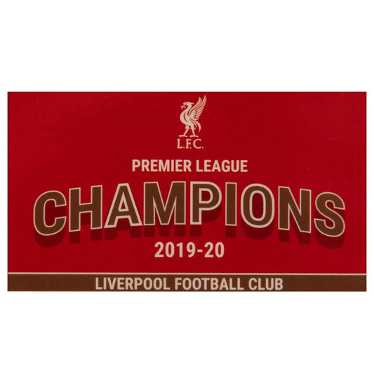 Liverpool FC Premier League Champions Flag, alternate view