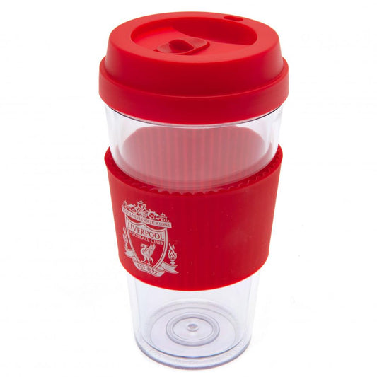 Liverpool FC Crest Silicone Grip Travel Mug, alternate view