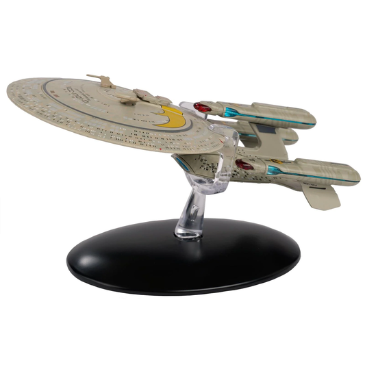 I.S.S. Enterprise-D NCC-1701-D Mirror Universe (Paint Variant) Model Diecast Ship BONUS ISSUE (Eaglemoss / St, alternate view