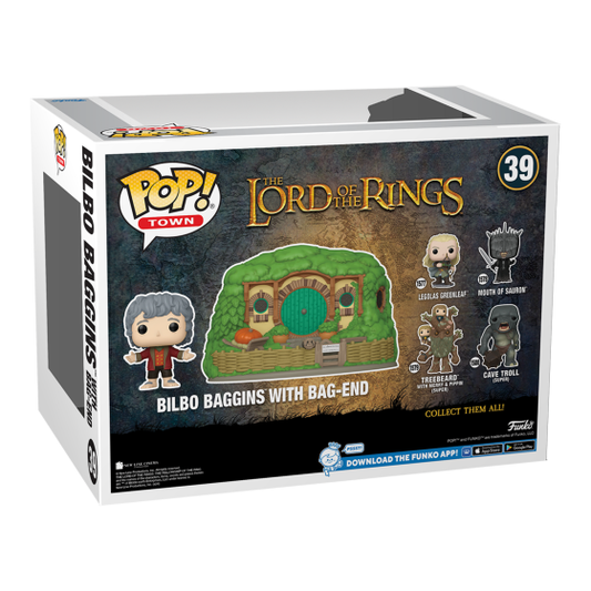Lord of the Rings - Bilbo & Bag End Funko Pop! Town Vinyl Figure