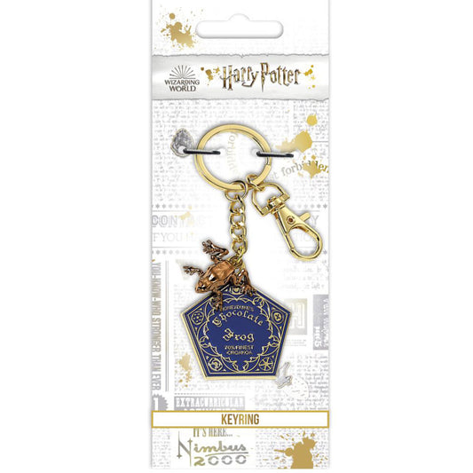 Harry Potter Charm Keyring Chocolate Frog, alternate view