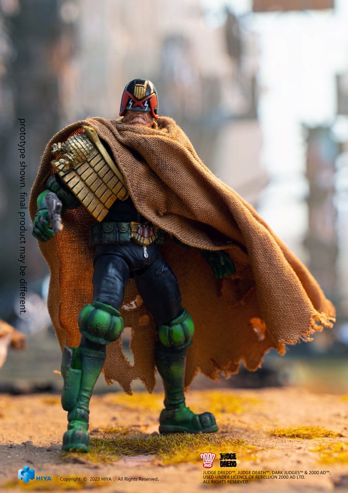 2000 AD Exquisite Mini Action Figure 1/18 Scale Judge Dredd Cursed Earth Judge Dredd - Infinity Collectables  - #tag1#