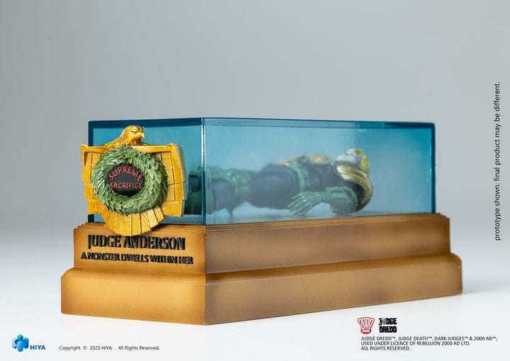 2000 AD Exquisite Mini Action Figure 1/18 Scale Judge Dredd Judge Anderson Hall of Heroes - Infinity Collectables  - #tag1#