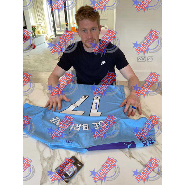 Manchester City FC Kevin De Bruyne Signed Shirt
