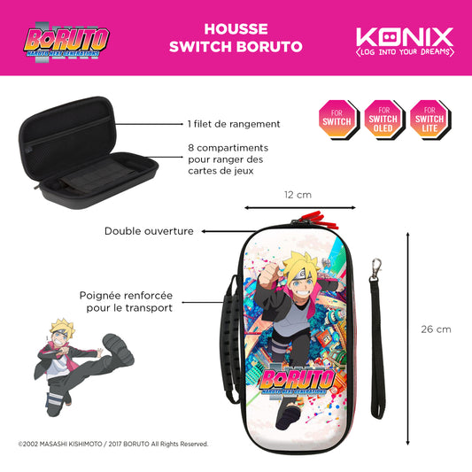 Konix Boruto World Carry Case for Nintendo Switch alternate view