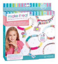 Summer Vibes Heishi Bead Bracelets Set