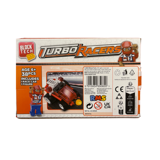 Mini Block Tech Turbo Racers, alternate view