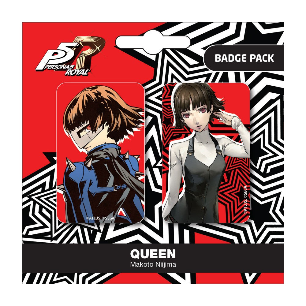 Atlus Makoto Niijima (Queen) Persona 5 Royal Badge 2-Pack Set