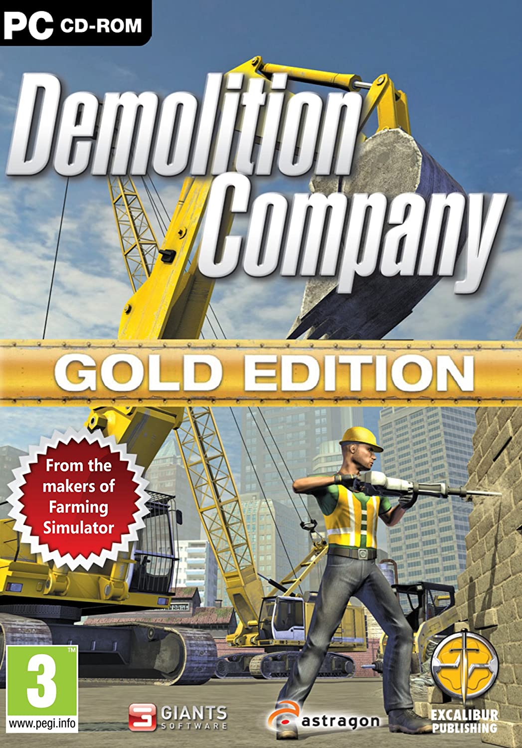 PC DVD Demolition Company Gold Edition Simulation Game