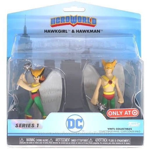 Funko Hawkgirl & Hawkman DC Funko POP Vinyl Figure 2 Pack Hero World Exclusive