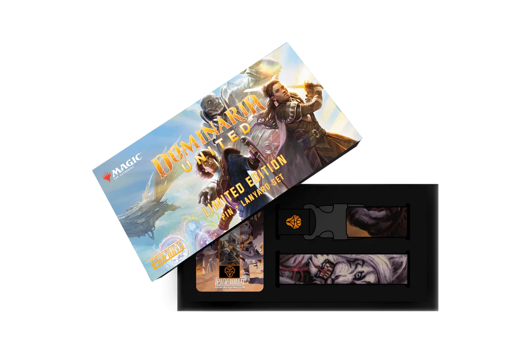 Magic Ajani Dominaria United Magic: The Gathering AR Pin & Lanyard Set