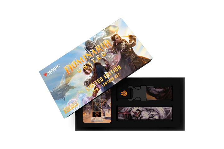Magic Ajani Dominaria United Magic: The Gathering AR Pin & Lanyard Set