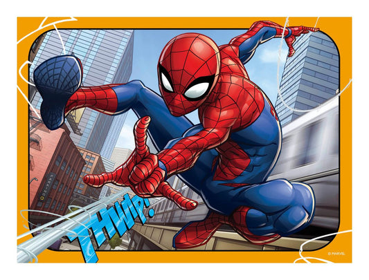 Marvel Spider-Man 4 in a Box Jigsaw Puzzle - Image