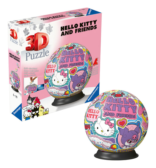 Hello Kitty 72 Piece 3D Puzzle Ball