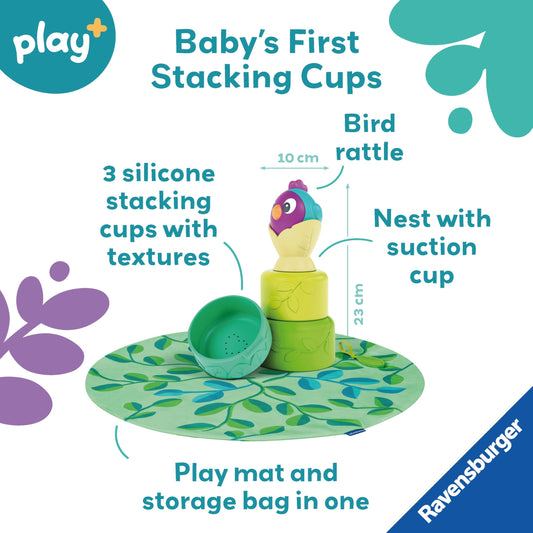 Play+ 3-in-1 Stacking Cups: Bird's Nest