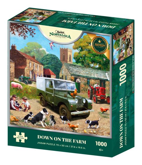 Nostalgia Collection: Down On the Farm 1000 Piece Jigsaw Puzzle