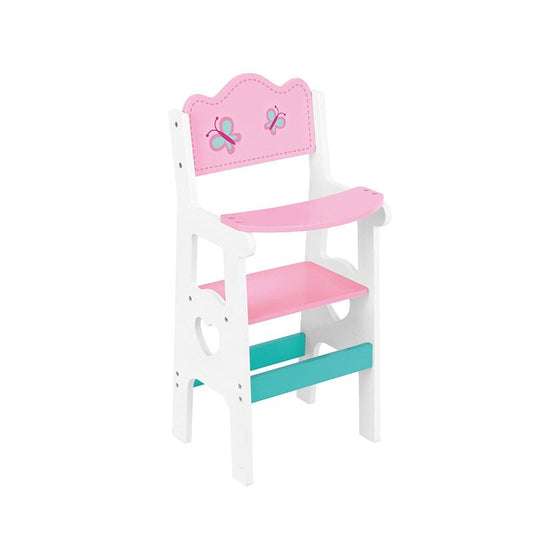 Wooden High Chair and Cradle Set - Image