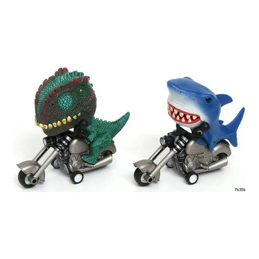 Boley The Wild Beast Rider 2 Pack - Dino & Shark