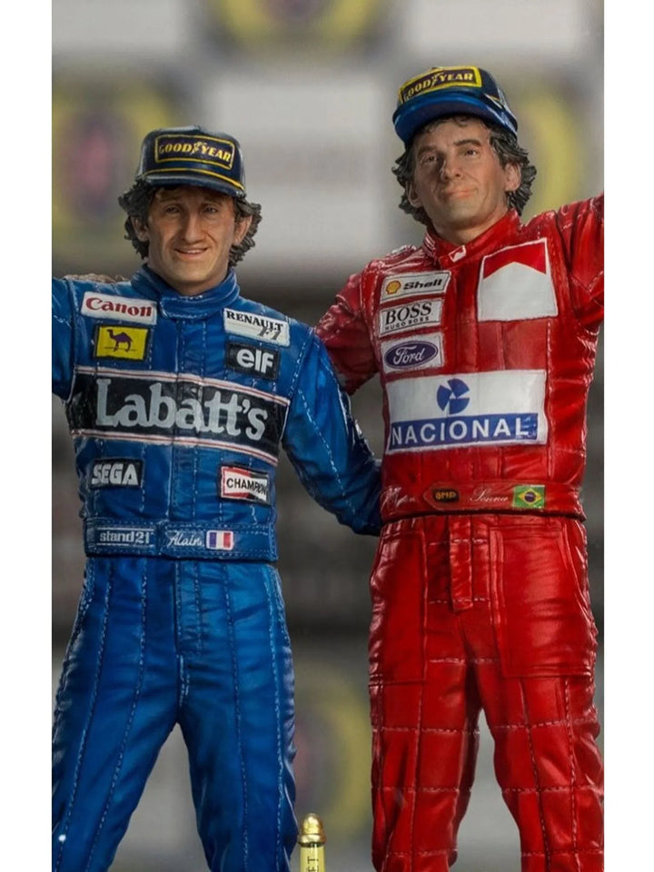 Iron Studios Ayrton Senna 1/10 Deluxe Art Scale Alain Prost & Ayrton Senna Last Podium