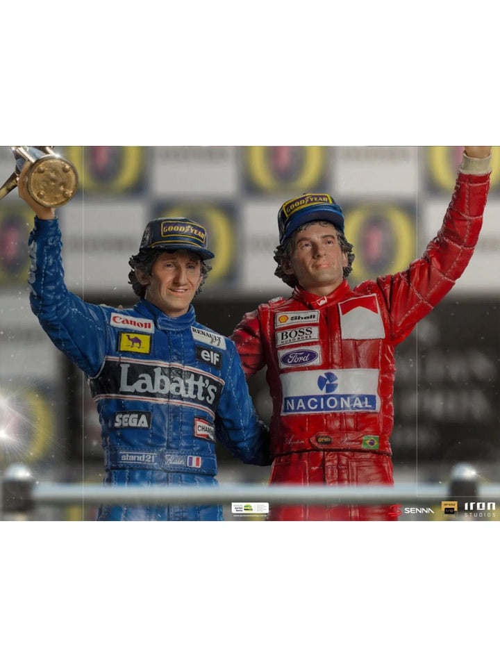 Iron Studios Ayrton Senna 1/10 Deluxe Art Scale Alain Prost & Ayrton Senna Last Podium