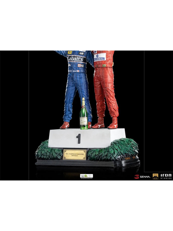 Iron Studios Ayrton Senna 1/10 Deluxe Art Scale Alain Prost & Ayrton Senna Last Podium